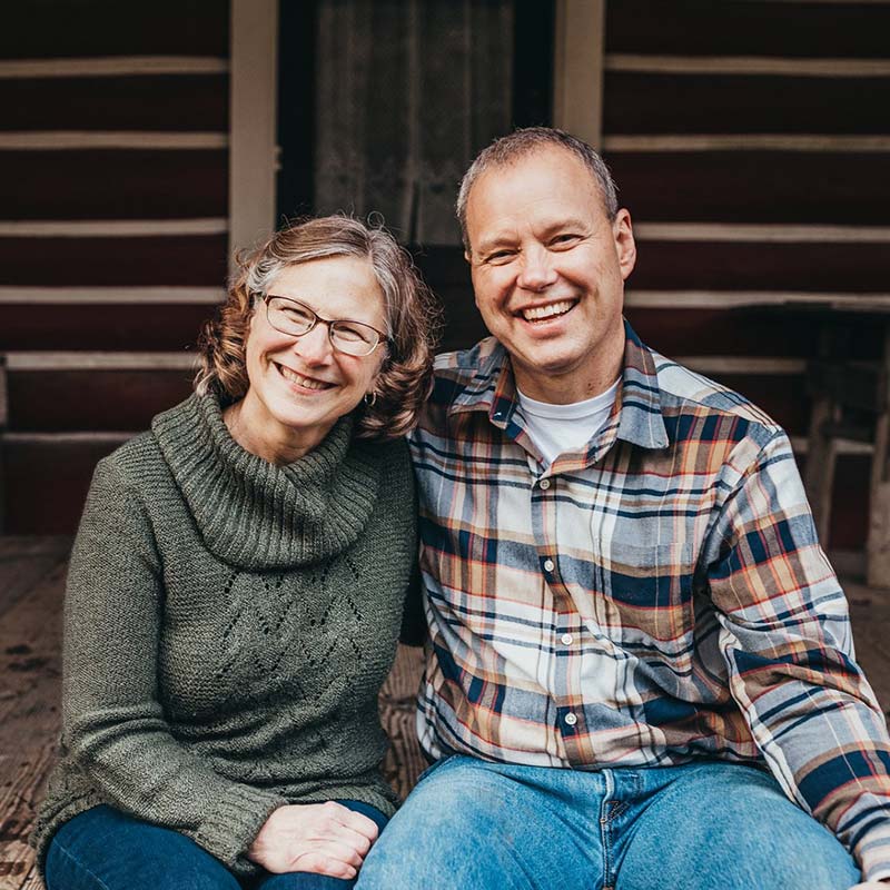 Portrait of Couple Martha and Matt Todd Supporting Pomeroy Cellars